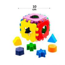 Brinquedo Educativo Cubo Educativo Baby Formas 7 Peças Colors