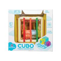 Brinquedo Educativo Cubo Formas Geométricas Poli Baby - Polibrinq