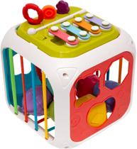 Brinquedo Educativo Cubo Multiatividades Infantil 7 em 1 Livre de BPA Buba