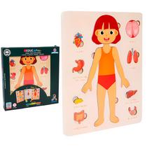 Brinquedo Educativo De Anatomia Infantil Que Estimula Raciocínio Lógico E Coordenação