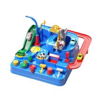 Brinquedo Educativo De Aventura Com Pista De Carros Interativa Em Tamanho Grande, Quebra-Cabeça Para Brinquedo Educativo De Aventura Com Pista De Carros Interativa Em Tamanho Grande, Quebra-Cabeça Para