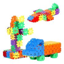 Brinquedo Educativo De Construção De Tijolinho 100 Peças