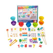 Brinquedo Educativo De Contagem E Classificação Montessori Para Crianças, Habilidades Motoras Finas,