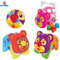 Brinquedo Educativo de Encaixar Urso Tomy Didático MercoToys
