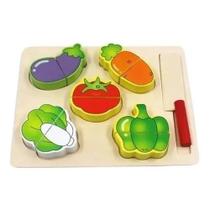 Brinquedo Educativo De Encaixe Alimentos Lúdico Faz De Conta