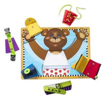 Brinquedo educativo de madeira Melissa & Doug Basic Skills Puzzle Brinquedo educativo de madeira Melissa & Doug Basic Skills Puzzle