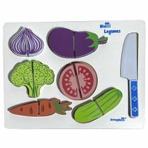 Brinquedo Educativo de Madeira - Multi Legumes REF 182 EC1