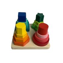 Brinquedo Educativo De Madeira Placa De Seleção Formas