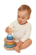 Brinquedo Educativo de Madeira Torre Empilhável Infantil