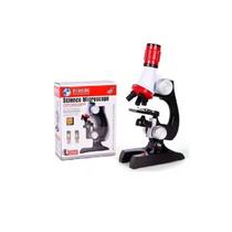Brinquedo educativo de microscópio para crianças