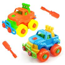 Brinquedo Educativo de Montar com Chave Kit Jeeps