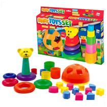 Brinquedo Educativo de Montar E Empilhar Baby Toy Set Didático Bebê Infantil
