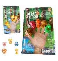 Brinquedo Educativo Dedoches Animais Sortidos c/ 5 unidades Brinquedo Educativo Dedoches Animais Sortidos c/ 5 unidades