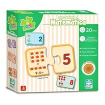 Brinquedo Educativo Descobrindo a Matemática Em Madeira Nig