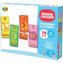 Brinquedo Educativo Descobrindo o Alfabeto 78 Peças Brinquedo Educativo Descobrindo o Alfabeto 78 Peças
