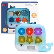 Brinquedo Educativo Didático Baleia Som e Luz CBS0308 - Castela Brinquedo Educativo Didático Baleia Som e Luz CBS0308 - Castela