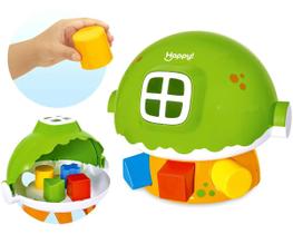 Brinquedo Educativo Didático Cogumelo Happy Encaixar - Usual Brinquedos