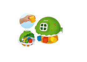 Brinquedo Educativo Didático Cogumelo Happy Encaixar - Usual - USUAL PLASTIC