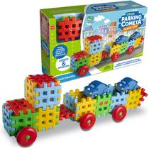 Brinquedo Educativo Didático P/ Montar, C/ 2 Carrinhos Softs