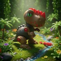 Brinquedo Educativo Dinossauro Trex Monta E Desmonta Articulado Com Chave de Fenda Menino Menina Presente Didático Criancas