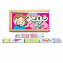 Brinquedo Educativo Dominó Divisão Silábica Formar Palavras de Forma Divertida Brinquedo Educativo Dominó Divisão Silábica Formar Palavras de Forma Divertida