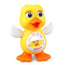 Brinquedo educativo Electric Dance Lighting Duck para bebê - Generic