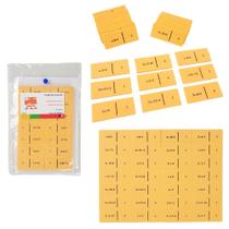 Brinquedo Educativo em EVA Dominó de Equações Ensino Fundamental II - A016