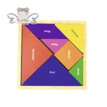 Brinquedo Educativo Em Madeira Jogo Tangram
