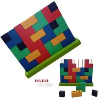 Brinquedo Educativo Em Madeira Tetris - Escolha o Seu: