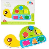 Brinquedo Educativo Encaixa Figuras Da Tartaruga - Babebi
