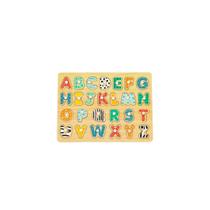 Brinquedo Educativo Encaixe com Pinos Alfabeto - Hi Pando