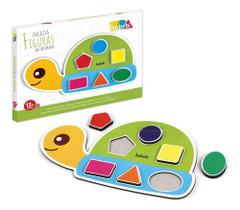 Brinquedo Educativo Encaixe Figuras Da Tartaruga - 6028 Brinquedo Educativo Encaixe Figuras Da Tartaruga - 6028