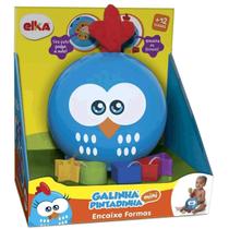 Brinquedo Educativo Encaixe Formas Galinha Pintadinha - Elka