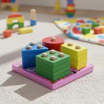Brinquedo Educativo Encaixe Formas Geométricas para Bebês Criativo Pedagógico Mickey Minnie Brinquedo Educativo Encaixe Formas Geométricas para Bebês Criativo Pedagógico Mickey Minnie
