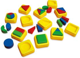 Brinquedo Educativo Encaixe Infantil Multiformas 36 Pçs