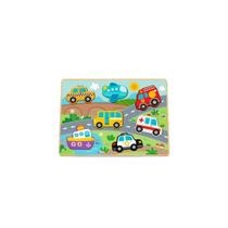 Brinquedo Educativo Encaixe Transporte - Hi Pando