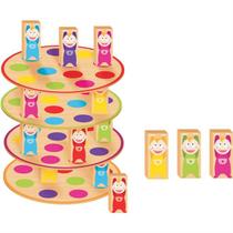 Brinquedo educativo Equilibra BebesemMadeira Nig Brinquedos Brinquedo educativo Equilibra BebesemMadeira Nig Brinquedos