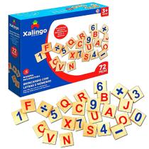Brinquedo Educativo Formar Palavras Faz Conta 72 peças Xalingo