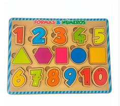 Brinquedo Educativo Formas E Números Brinquedo Educativo Formas E Números