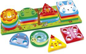 Brinquedo Educativo Formas Geometricas Animais 16 Peças EVA Brinquedo Educativo Formas Geometricas Animais 16 Peças EVA