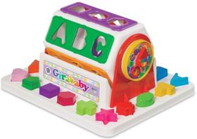 Brinquedo educativo gira baby c/blocos merco toys