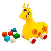 Brinquedo Educativo Girafa Lola Blocos Formas e Cores