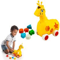 Brinquedo Educativo Girafa Lola Peças Formas Didático Oferta Brinquedo Educativo Girafa Lola Peças Formas Didático Oferta