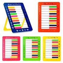 Brinquedo Educativo Infantil Ábaco Com Números Letras E Operações Para Aprendizado Escolar Brinquedo Educativo Infantil Ábaco Com Números Letras E Operações Para Aprendizado Escolar