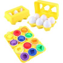 Brinquedo Educativo Infantil Caixa de Ovos Encaixe