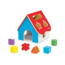 Brinquedo Educativo Infantil, Casinha Didática, com Formas Geométricas Junges