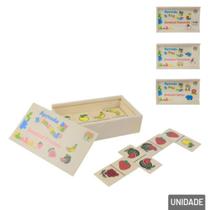 Brinquedo Educativo Infantil Dominó Modelo Sortido Brinquedo Educativo Infantil Dominó Modelo Sortido