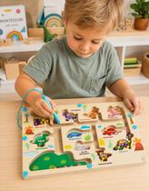 Brinquedo Educativo Infantil Labirinto Magnético Dinossauros Brinquedo Educativo Infantil Labirinto Magnético Dinossauros