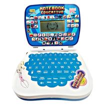 Brinquedo Educativo Infantil Notebook Presente Criança Azul Brinquedo Educativo Infantil Notebook Presente Criança Azul