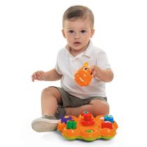 Brinquedo educativo infantil pula bloco com som - tateti